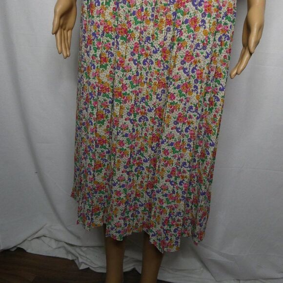 Breli Originals Vintage Floral Dress 1/2 Sleeve Plus Size 14 - Picture 3 of 9